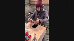 Building A DIY Squirrel Feeder for my Daughter