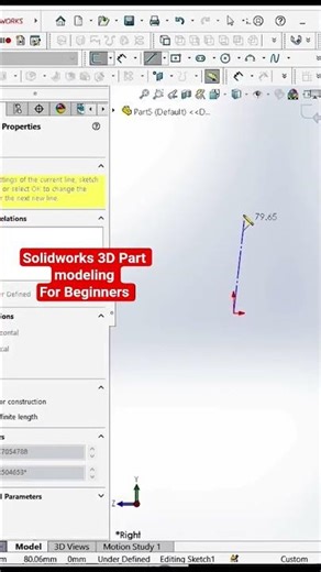 How to draw a 3D Part in SOLIDWORKS. #SolidWorks #cad #cadforbeginners #solidworkstutorial
