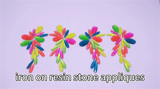 Hot Fix Design New Rhinestone Applique for Carnival Costume Customized