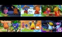 Mix of 6 videos from youtube : the backyardigans english & spanish