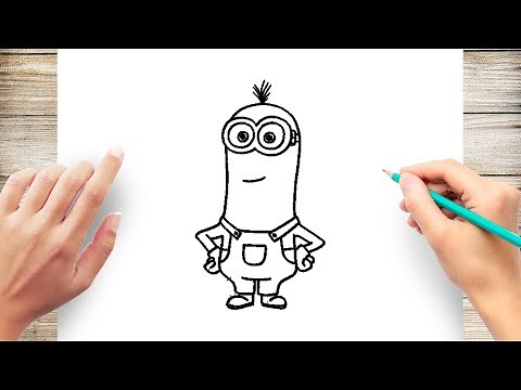 How To Draw Kevin The Minion Step by Step