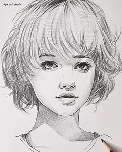 Cute little girl drawing technique 😍 | Arjun sethi sketches