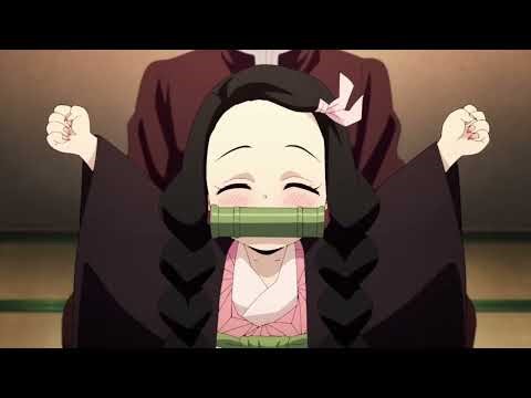 Nezuko being cute for 2 minutes and 45 seconds straight | cute baby nezuko moments | Animehub