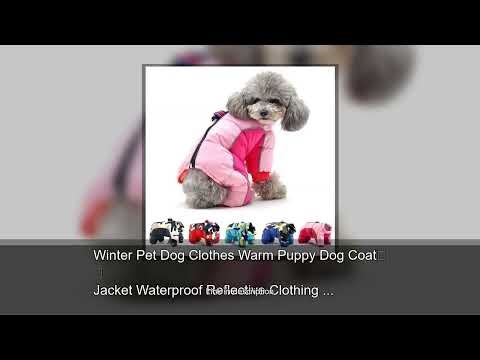 Winter Pet Dog Clothes Warm Puppy Dog Coat Jacket Waterproof Reflective Clothing For Dogs Chihu
