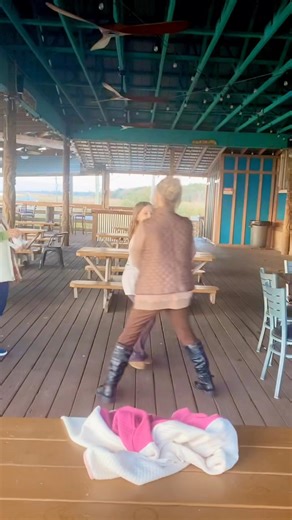 Dance a little dance! 💃🏼 The joy our aunts have always brought us is SO special! Aunt Marie(ReRe) is always the life of the party though! Thankful for moments like this! These two love to dance! #Caughtthemdancing#alwaysafuntime#family #laylablueandrere#enjoyingtheday#pierhouse | Jamie Overton Gilchrist