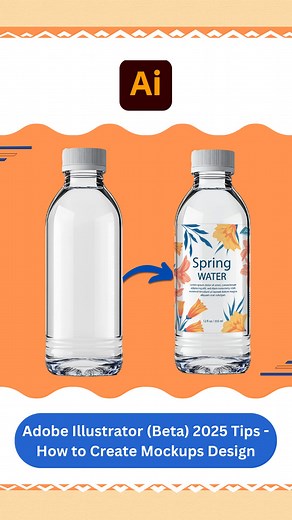 418K views · 3.3K reactions | Adobe Illustrator (Beta) 2025 Tips - How to Create Mockups Design . Follow : Vipul Graphics . Thanks . #Adobe #illustrator #illustration #beta #tips #mockupdesign #graphics #design #designer #vipulgraphics #explore | Vipul Graphics | Facebook