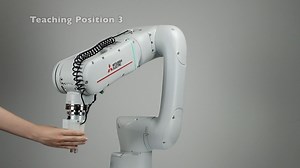 Introducing MELFA ASSISTA Collaborative Robot! Operators can teach the ASSISTA Cobot arm with the direct teach functionality; just pull the arm to a desired position and save it using the "Teach" button on the built-in control panel, this eliminates the need for an external teach pendant. Find out more: https://www.mitsubishielectric.com/fa/products/rbt/robot/pmerit/assista/index.html #MitsubishiElectricFactoryAutomation #MELFAASSISTA #MitsubishiElectricAsia | Mitsubishi Electric