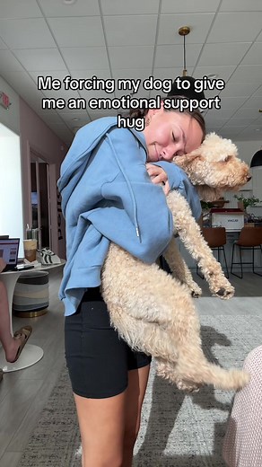 He gives the best hugs tbh #dog #hug #givemeahug #newgirl