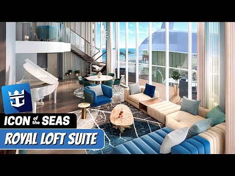 Icon of the Seas | Royal Loft Suite Walkthrough Tour | Royal Caribbean 2024 | 4k