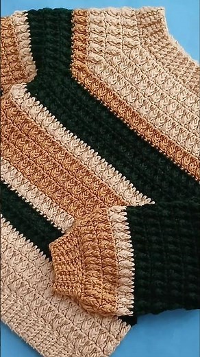 crochet pullover sweater tutorial #crochet #crochetcrosai #new #sweater #trending #viralvideo