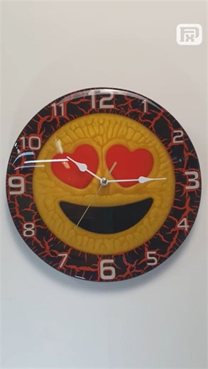 Resin Clock with Emoji Design | DIY Project