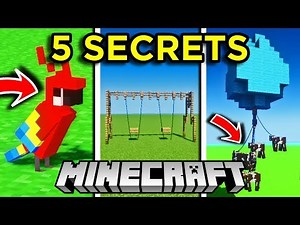 5 SECRETS QUE VOUS NE CONNAISSEZ PAS DANS MINECRAFT ! 😂🔥