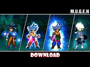 All Transform Ultra Instinct, Mastered, MUI 5, UI, SSW, Micatteno Goku Dragon Ball Super Mugen