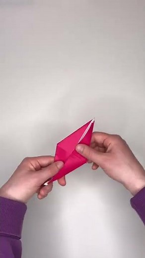Origami Kranich falten