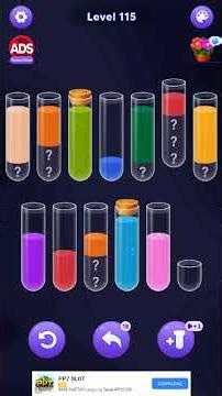 Water Sort Puzzle Level 115 Answer