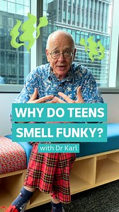 17K views · 121 reactions | You can thank puberty again for this one 﫢 with Dr Karl Kruszelnicki #ScienceWithDrKarl Hear more Science with Dr Karl via the ABC listen app. #Teenagers #Smell #Chemistry #Sweat #Bacteria | ABC Science | Facebook