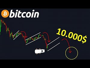 BITCOIN 10.000$ LA CASCADE BAISSIÈRE COMMENCE !? btc analyse technique crypto monnaie