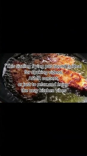 Sizzling Frying Pan Sound – Perfect for ASMR, cooking videos, or relaxing kitchen vibes.
