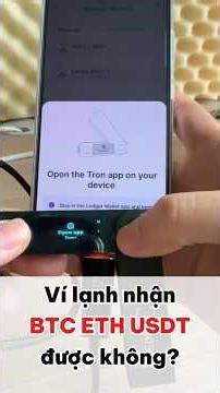 Cold Wallet #5 Can cold wallets receive BTC ETH USDT? #CHNcoin #crypto #tientrong94 #bitcoin #vilanh