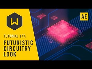 How to make a futuristic circuitry look in After Effects