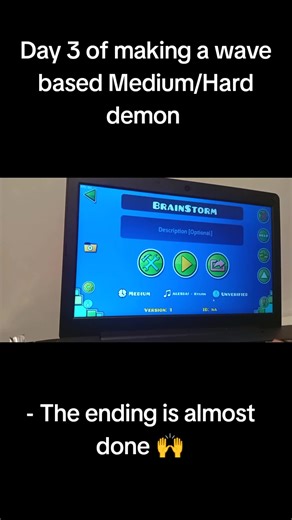 Day 3 of Creating a Wave-Based Geometry Dash Demon