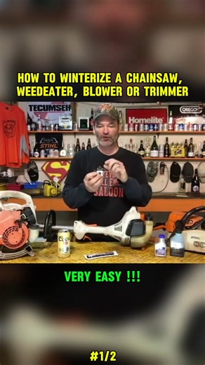 How To Winterize a Chainsaw, Weedeater, Blower or Trimmer (1 2) #howto #winterize#winterized #lawntips #howtotipsandtricks#howtotiktok #lawntok #lawncare #stihl #winterized #viralllllll #tpy | Online Work 01