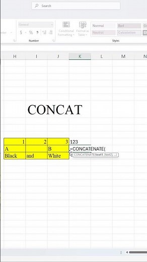 How to Combine Text and Numbers in Excel (CONCAT Formula)