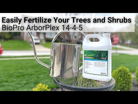 Fertilizing Trees and Shrubs / BioPro ArborPlex 14-4-5 Fertilizer