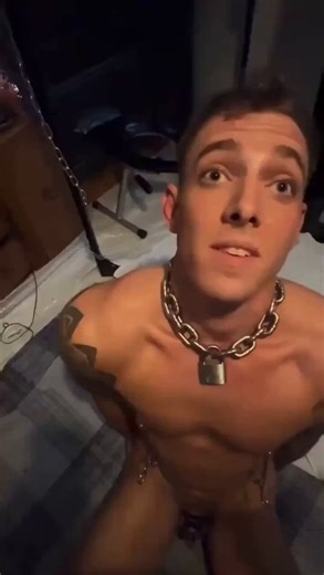 RT @benx_boss: He finally submits to the boss, and his appearance is changed to that of a house slave.#slave #master #fag