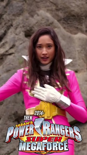 Power Rangers Megaforce Then and Now Transformation