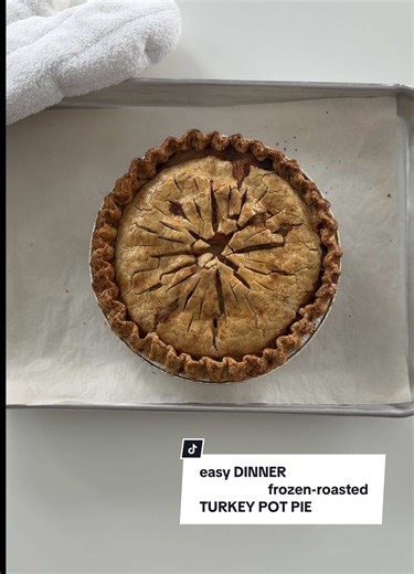 ROASTING frozen pies. Turkey Pot Pie #foodie #delicious #eat #healthy #fyp