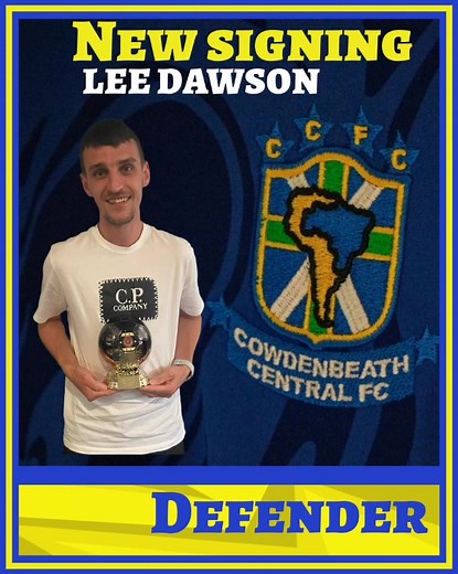 SIGNING NEWS ✍️ LEE DAWSON We are delighted to announce the signing of Lee Dawson. Lee made the East of Scotland Second Division Team of the Season last year as well as picking up the Player of the Year Awards at his previous club Oakley United. With a number of clubs chasing his signature we are delighted he has joined us. Lee is a player the Manager knows well having worked with him for a number of years. Lee brings a wealth of experience to the team and will be a great asset in helping us dev