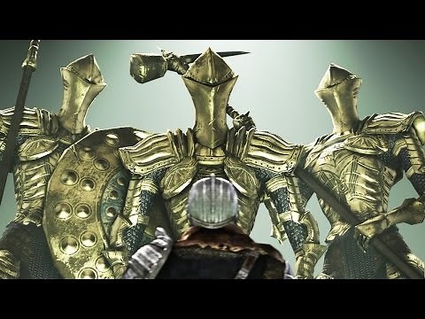 Dark Souls 2: Ruin Sentinels Boss Fight (4K 60fps)
