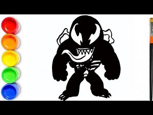 How to draw Venom Full Body | Drawing Venom