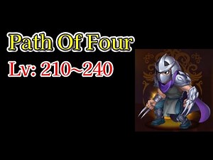 【HERO WARS】４人の道 Path Of Four : Level210～Level240
