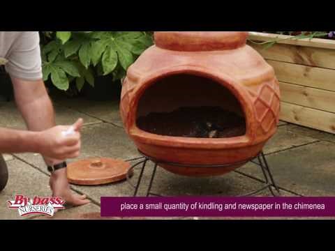 How to 'cure' a clay chimenea before use to prevent cracking