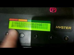 Changing voltage on hyster forklift DH83U03523A
