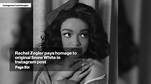 Rachel Zegler pays homage to original Snow White in Instagram post