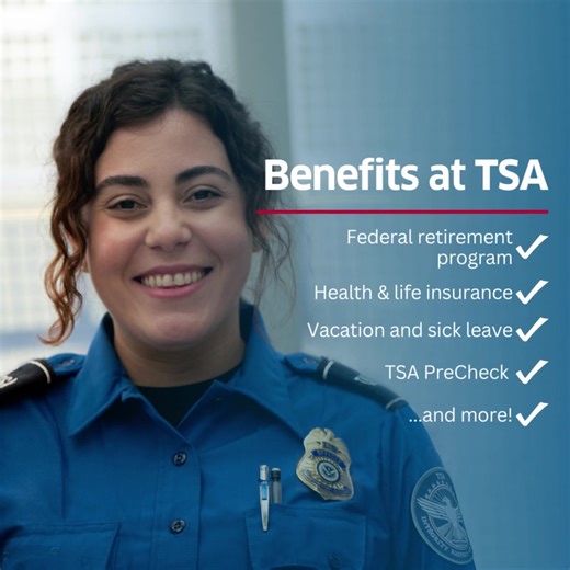 260K views | TSA's comprehensive federal benefits package provides employees with the best possible options throughout their careers. | Transportation Security Administration - TSA | Facebook