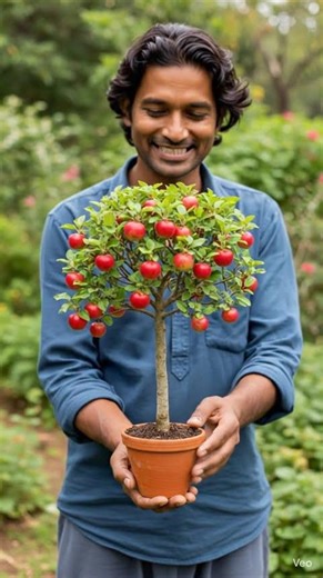 Miniature apple tree
