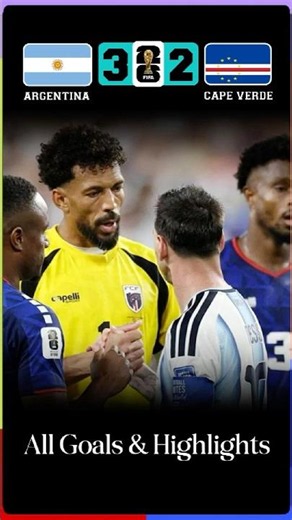 Argentina vs Cape Verde 3-2 | All Goals & Highlights | World Cup 2026