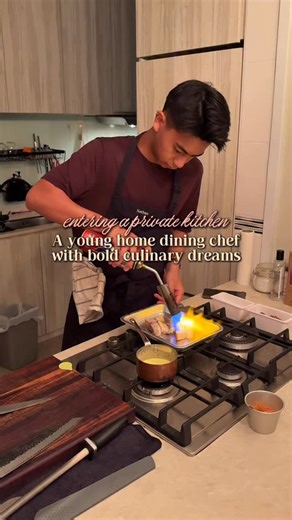 Travis on Instagram: "At just 20 years of age, @nathan__cooks is already dishing out fine dining style plates from his home set up! A showcase of young culinary talent, he is no stranger to the flame too, having amassed several years of F&B experience in professional kitchens locally and abroad. Enjoyed a modest menu crafted with earnest enthusiasm, even complete with wine pairings! Just keeping to small groups for now, you can gather a few good friends to enjoy a convivial evening at his abode 
