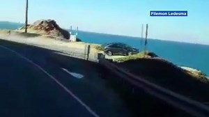VIDEO: SUV plunges off cliff in Northern California