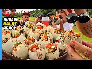 Inihaw na Balut at Penoy! Grilled Balut!