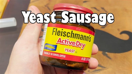 Sausage experiment: Using active dry yeast for a flavor boost