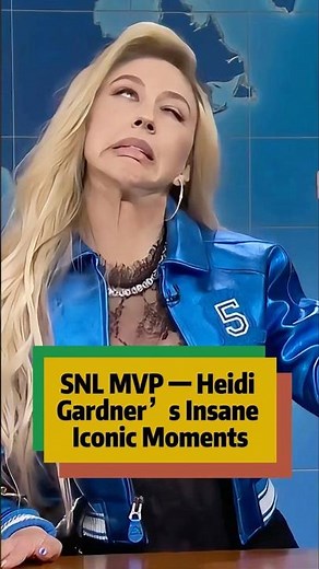 SNL MVP — Heidi Gardner’s Insane Iconic Moments. #celebrity #snl #heidigardner #funnyvideo