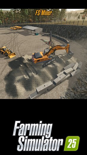 Mining at New Frontier Map See the full video : https://youtu.be/kzCyuUK8d-E #farmingsimulator25 #fs25 #fsminer #farmingsimulator25mods #fs25mods #landwirtschaftssimulator25 #LS25 #Mods #mining #publicworks #travauxpublics #caterpillar #trommelscreen #screenmaterials #recycle #recycling #materialrecycling #constructionequipment #constructionlife #komatsu | FS Miner's Construction Site
