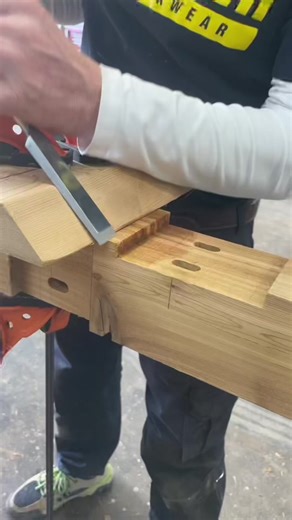 Wood joinery #woodwork #woodworking #wood #joinery #maker #tools #chisel #holz #bois #tools #madera