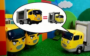 tayo幼儿英语动画 | Carry the carrier car Tower!