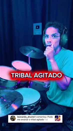 TRIBAL AGITADO on the drums: a quick and easy pattern to apply on the spot ⚡️